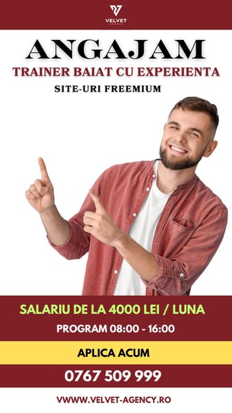 Trainer cu experienta videochat,
